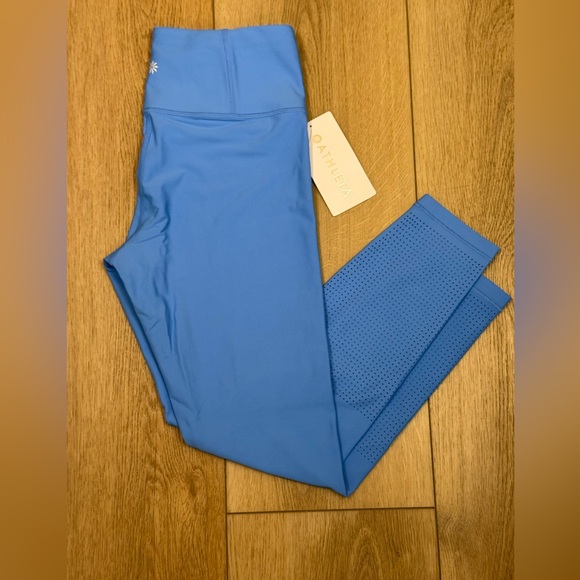 NWT Athleta Interval High Rise Perforated Legging Cornflower Size M - Picture 5 of 12